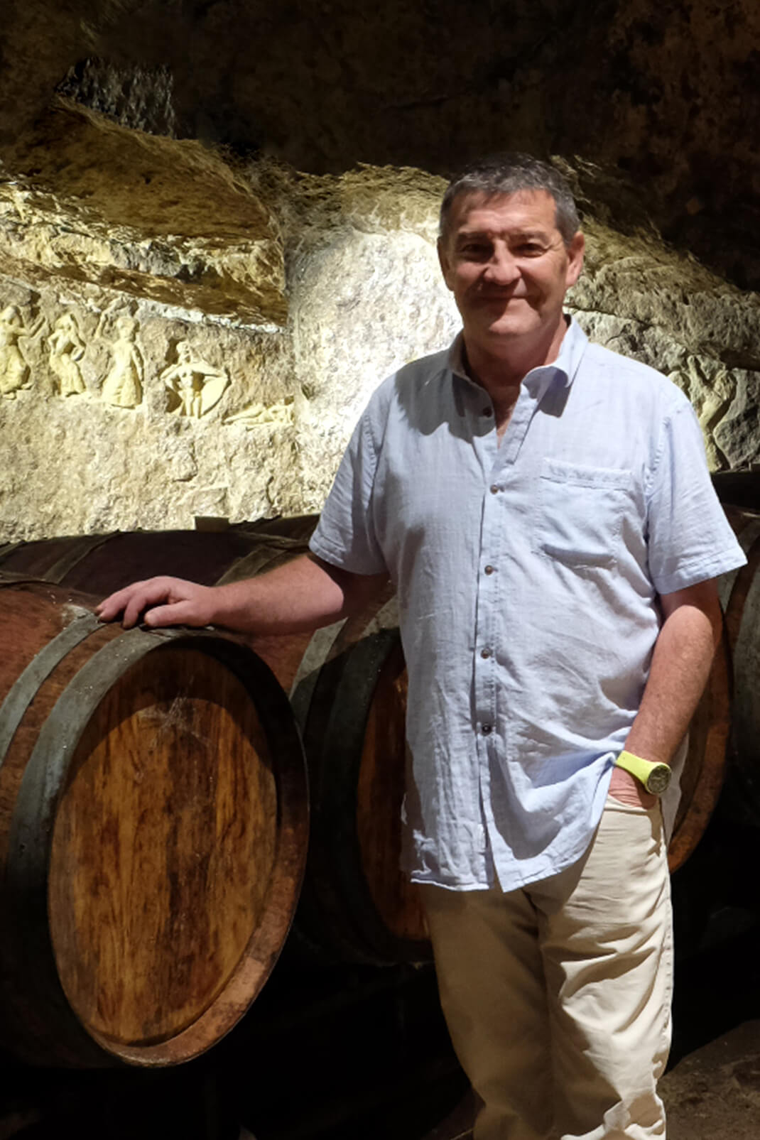 Stéphane Mureau, vigneron à Savigny-en-Véron